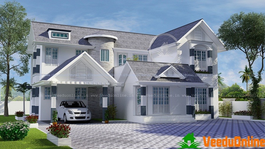 2213 Sq Ft Double Floor Contemporary Home Design