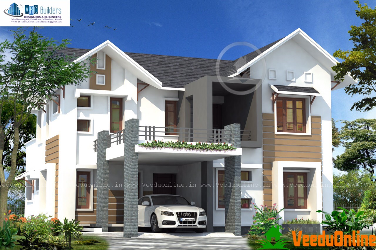 2305 Square Feet Double Floor Contemporary Home Design