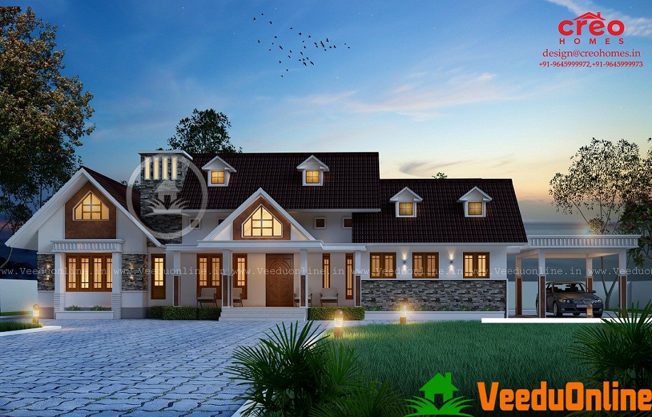 2375 Sq Ft Single Floor Contemporary Home Design