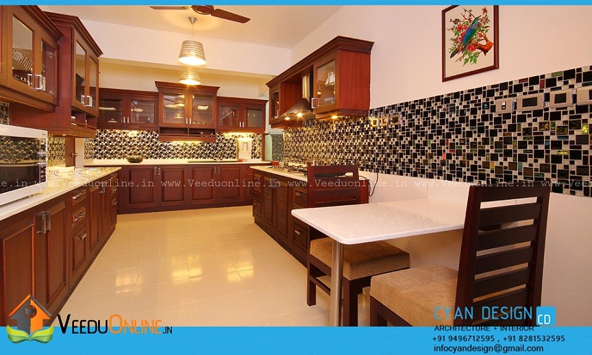 120 Square Feet Contemporary Home Kitchen Interior Design