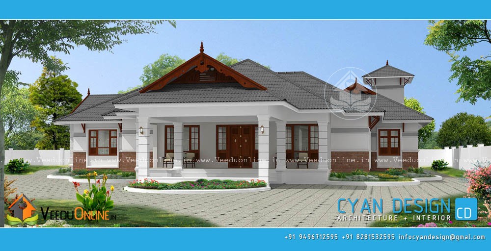 4850 Square Feet Single Floor Contemporary Home Design