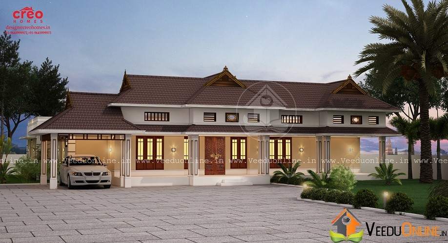 2690 Square Feet 4 BHK Single Floor Home Design