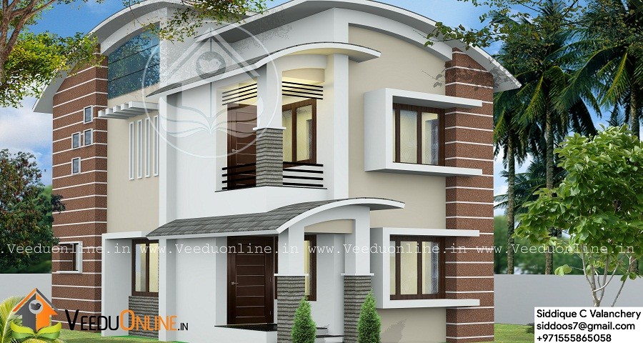 928 Square Feet Double Floor Contemporary Home Design