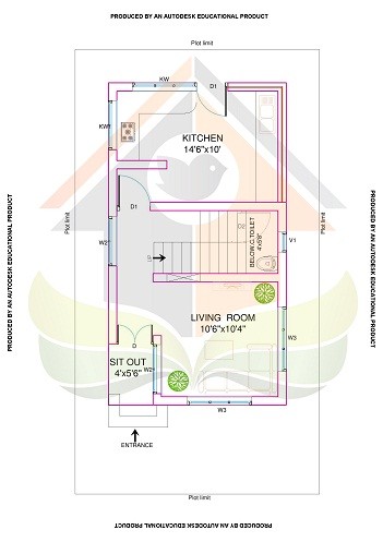 928 Square Feet Double Floor Contemporary Home Design