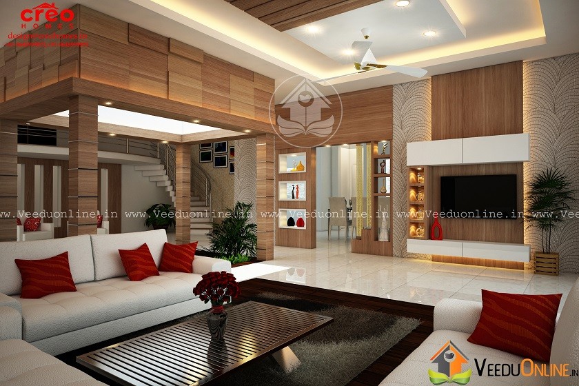 Fascinating Contemporary Home Living Room Interior Design