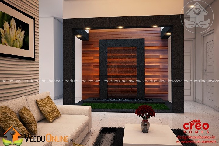 Fabulous Contemporary Home Living & Courtyard Interior Design