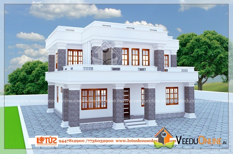 2500 Square Feet Double Floor Contemporary Home Designs