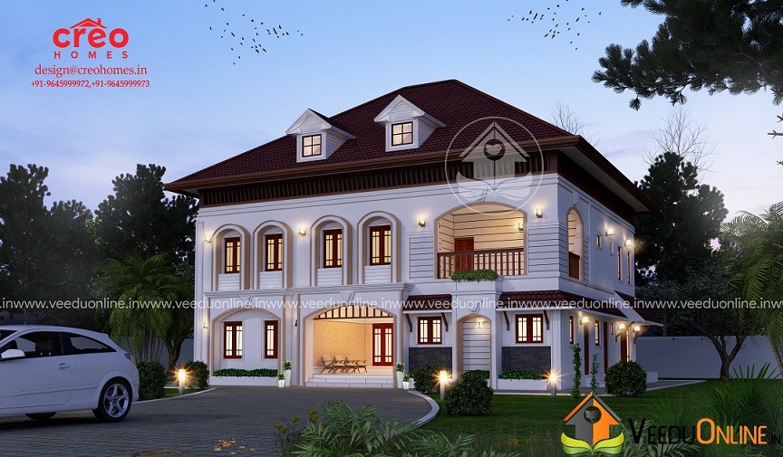 3870 Square Feet Double Floor Contemporary Home Design