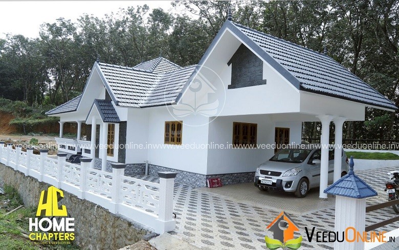 1800 Sq Ft Single Floor 3 BHK Traditional Home Design