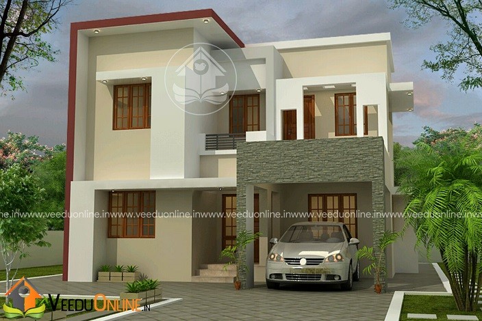 1866 Square Feet Double Floor Contemporary Home Design