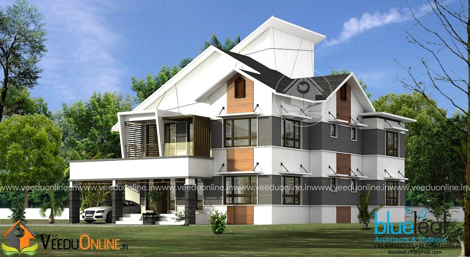 2975 Square Feet Double Floor Contemporary Home Design
