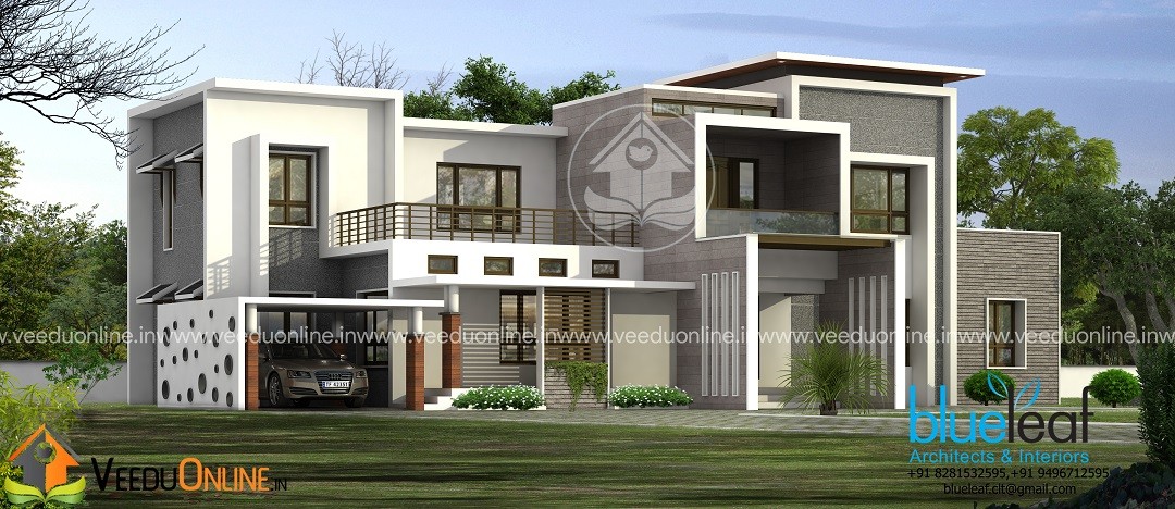 5228 Square Feet Double Floor Contemporary Home Design