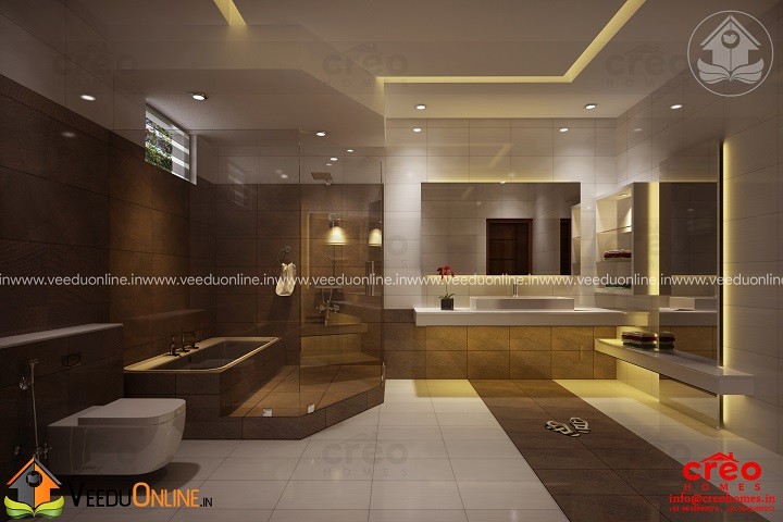 Astonishing Contemporary Home Bathroom Interior Design