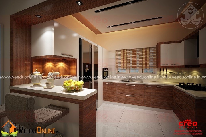 Marvelous Contemporary Home Interior Modular Kitchen Design