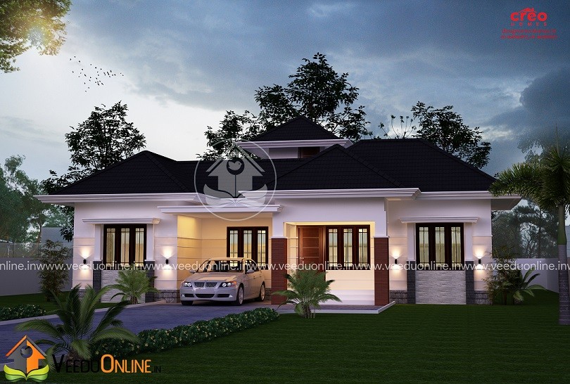 1478 Square Feet Single Floor Contemporary Home Design