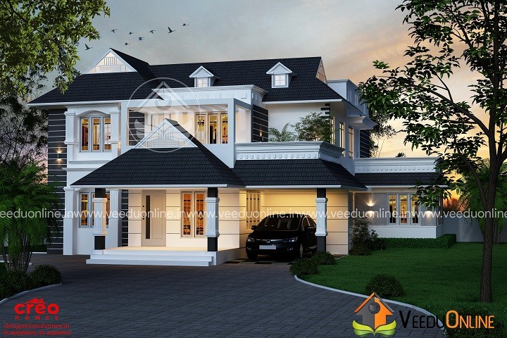2620 Square Feet Double Floor Contemporary Home Design