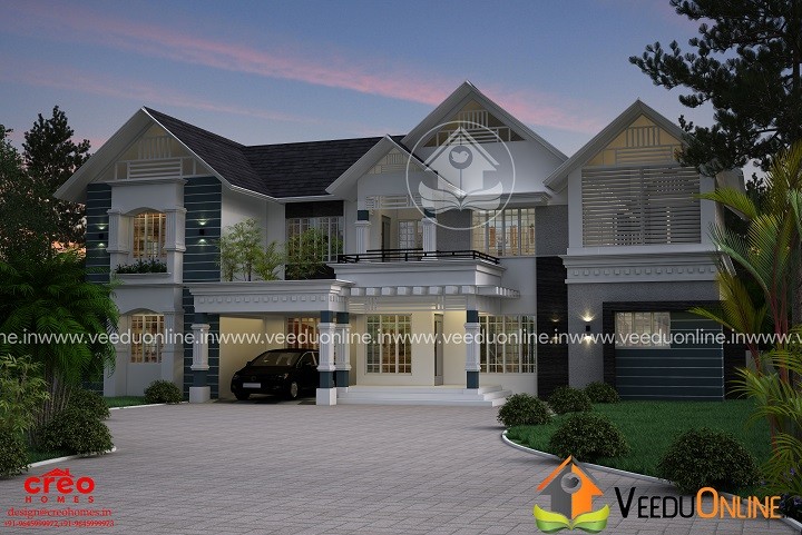 3386 Square Feet Double Floor Contemporary Home Design