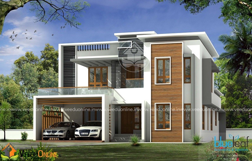 3200 Square Feet Double Floor Contemporary Home Design