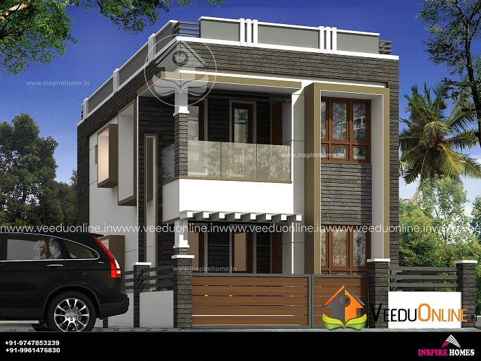 1600 Square Feet Double Floor Contemporary Home Designs