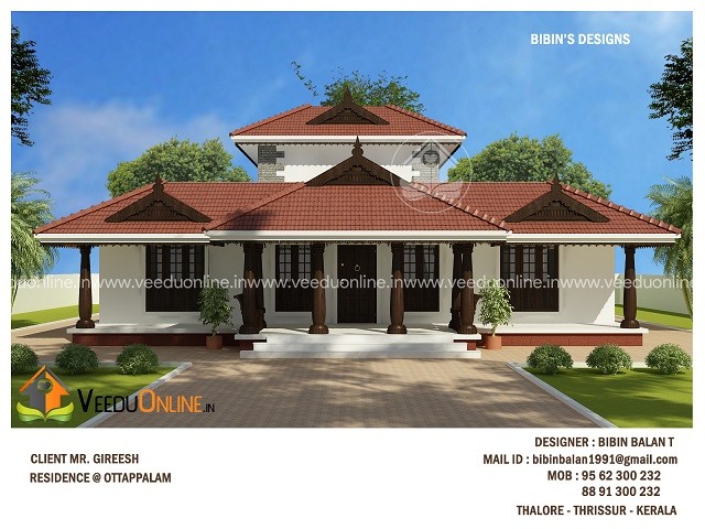 2337 Square Feet Double Floor Traditional Home Design