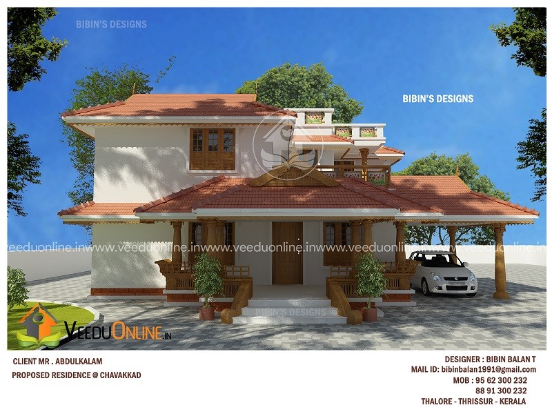 2349 Square Feet Double Floor Contemporary Home Design