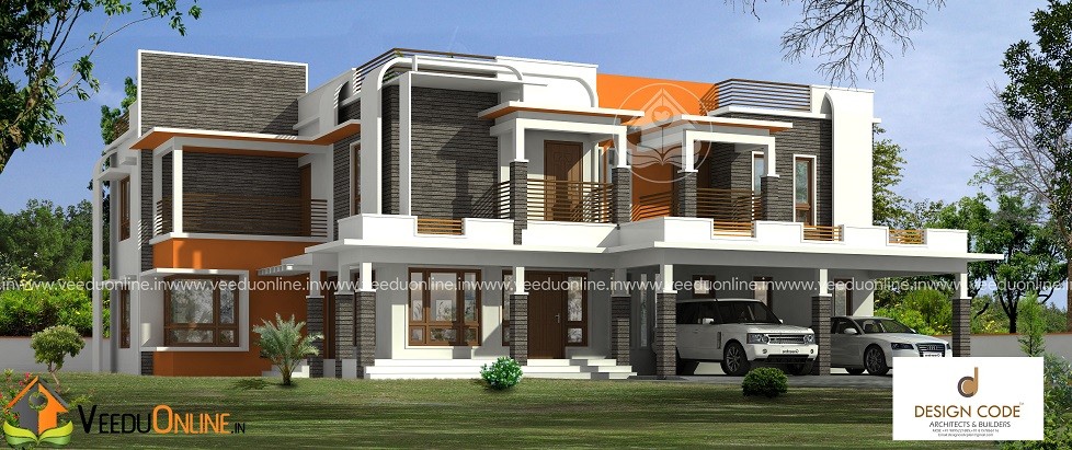 4600 Square Feet Double Floor Contemporary Home Design
