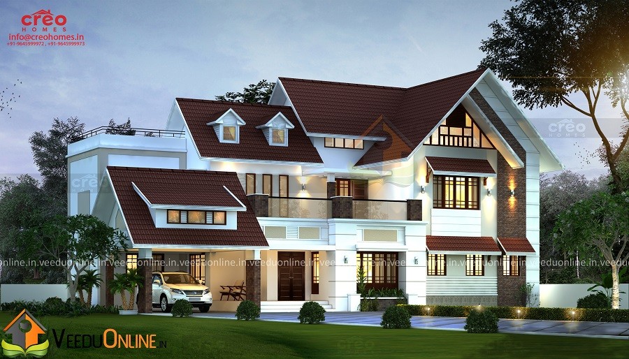 3319 Square Feet Double Floor Contemporary Home Design