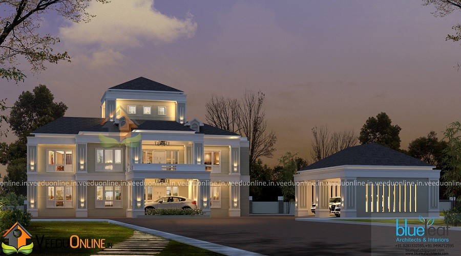 3500 Square Feet Double Floor Contemporary Home Designs