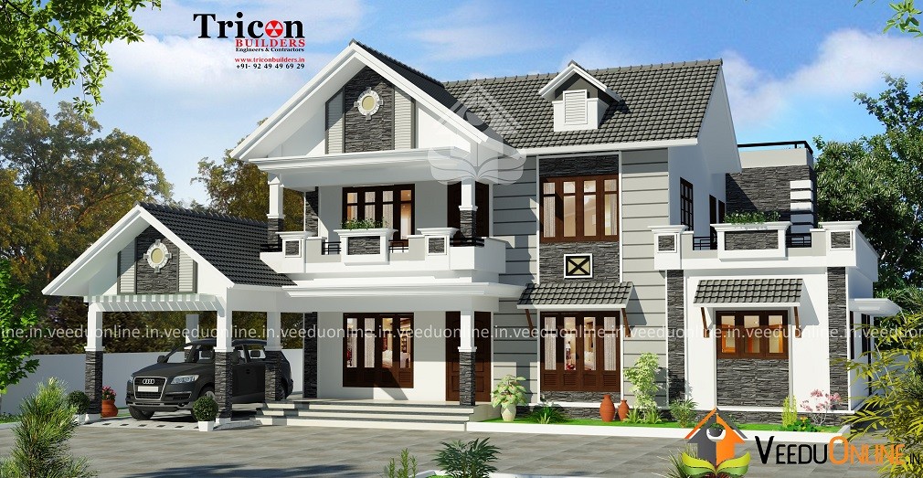 2914 Square Feet Double Floor Contemporary Home Design