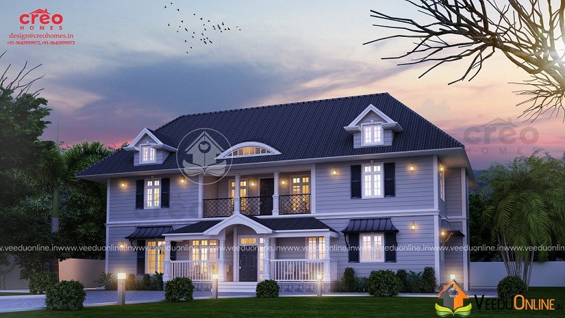 3125 Square Feet Double Floor Contemporary Home Design