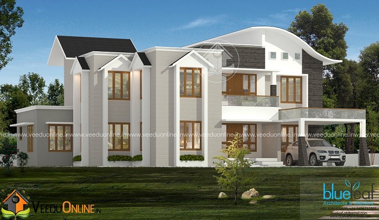 3772 Square Feet Double Floor Contemporary Home Design