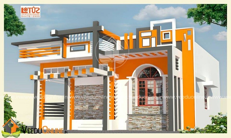 700 Square Feet Single Floor Contemporary Home Design
