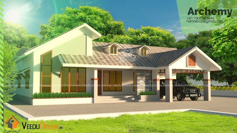 1955 Square Feet Single Floor Budget Minimalist Home Design