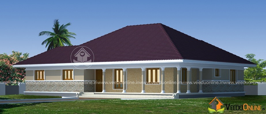 2195 Square Feet Single Floor Contemporary Home Design