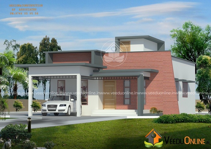 1250 Square Feet Single Floor Contemporary Home Designs