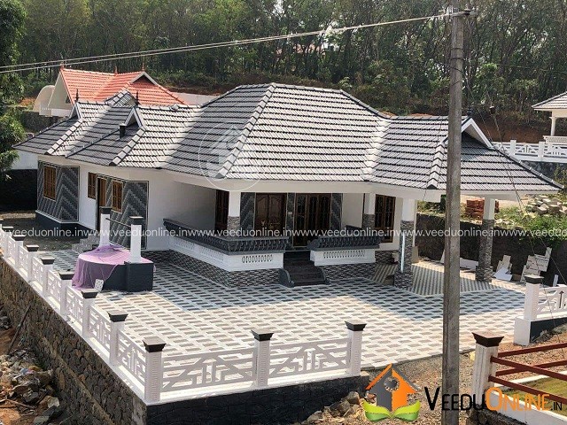1850 Square Feet Single Floor Contemporary Home Design