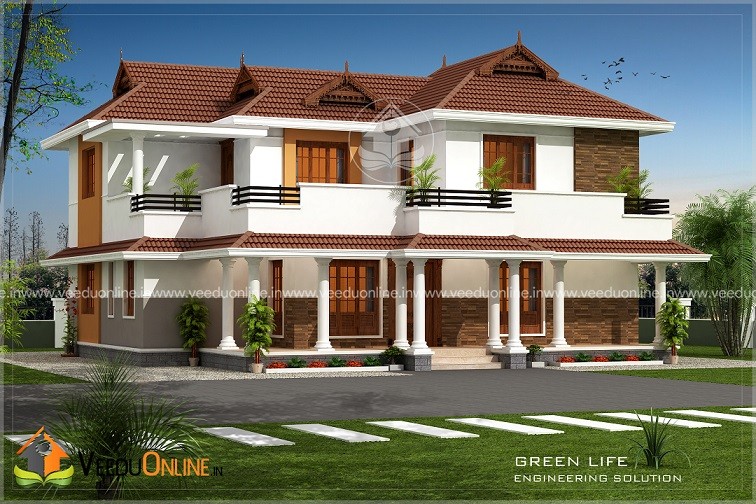 2303 Square Feet Double Floor Contemporary Home Design