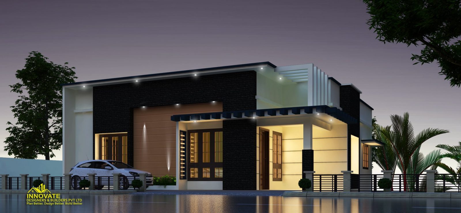1786 Square Feet Double Floor Contemporary Home Design