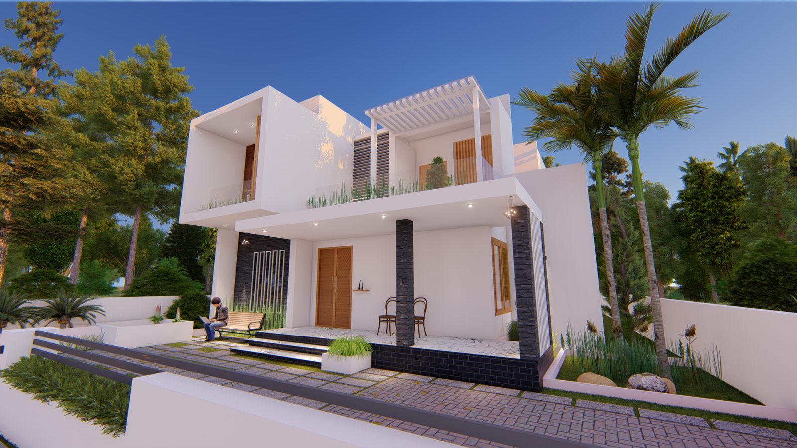 2471 Square Feet Double Floor Home Design