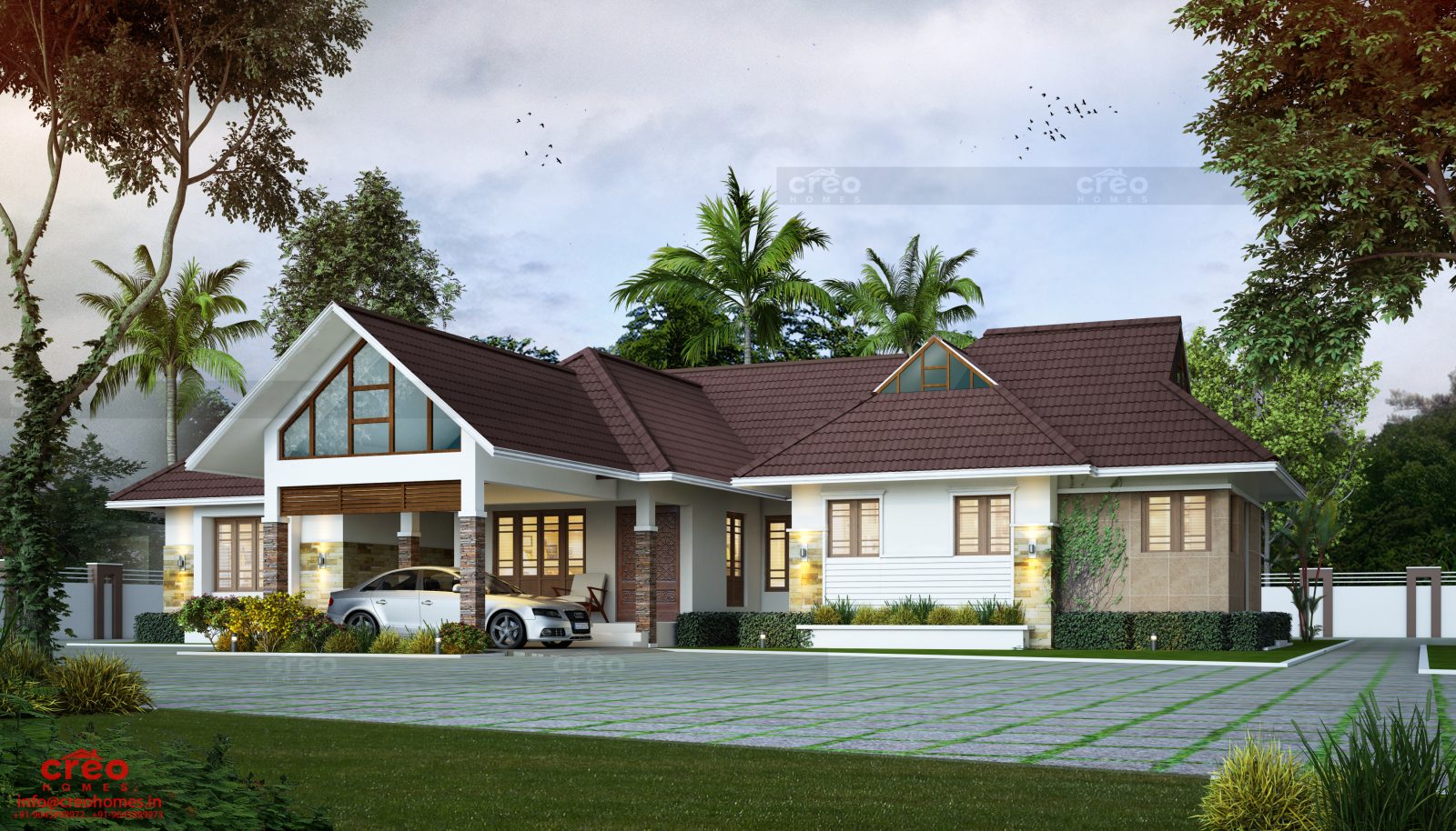 2472 Square Feet single Floor Home Design