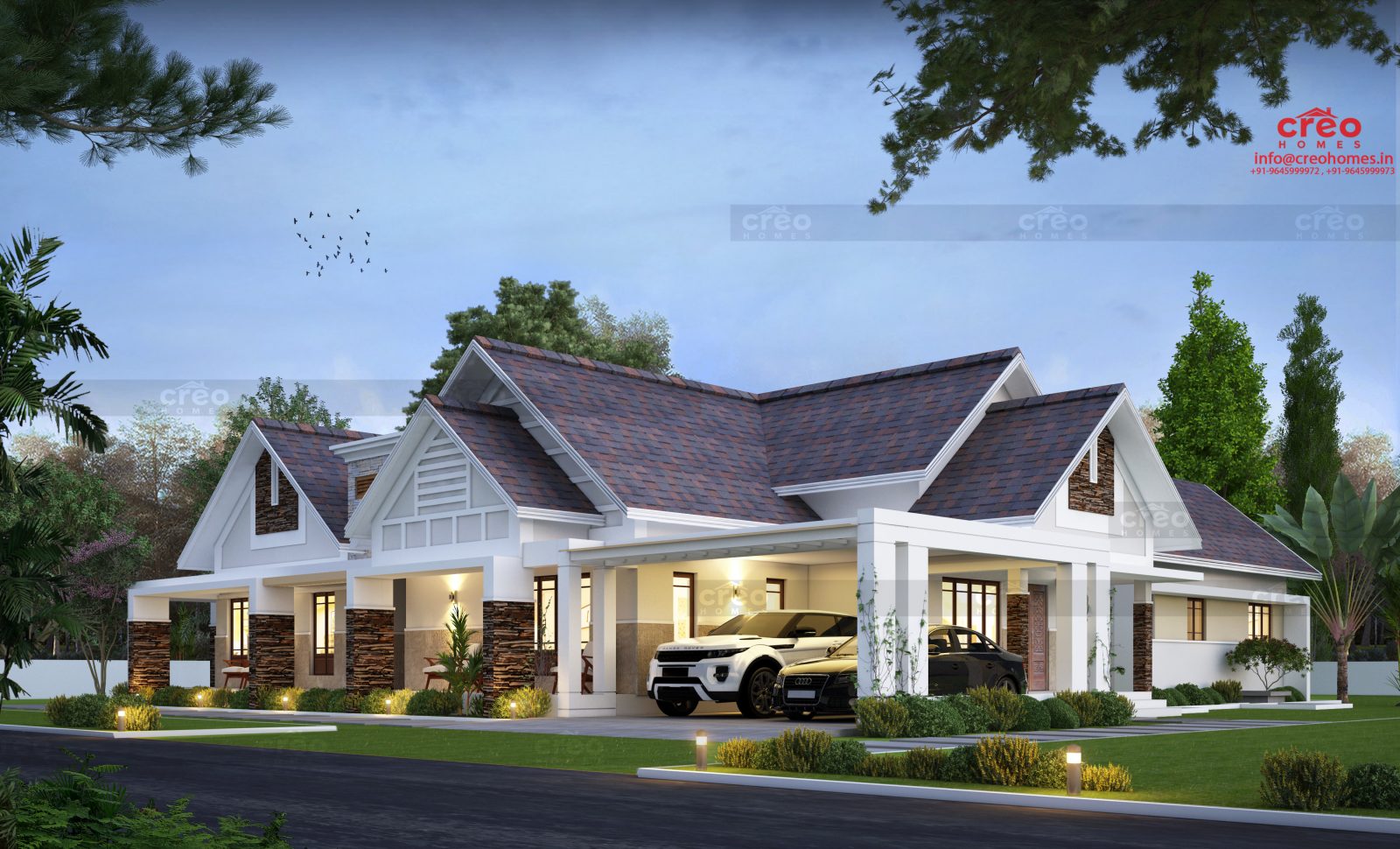 4431 Square Feet Double Floor Modern Home Design