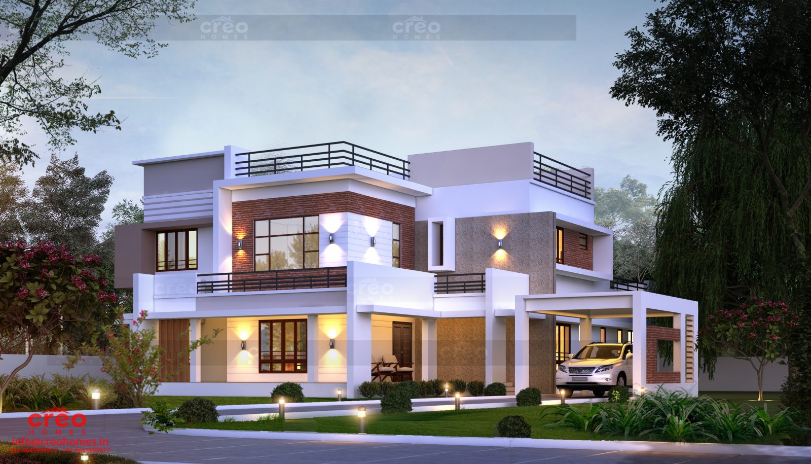 4203 Square Feet Double Floor Home Design