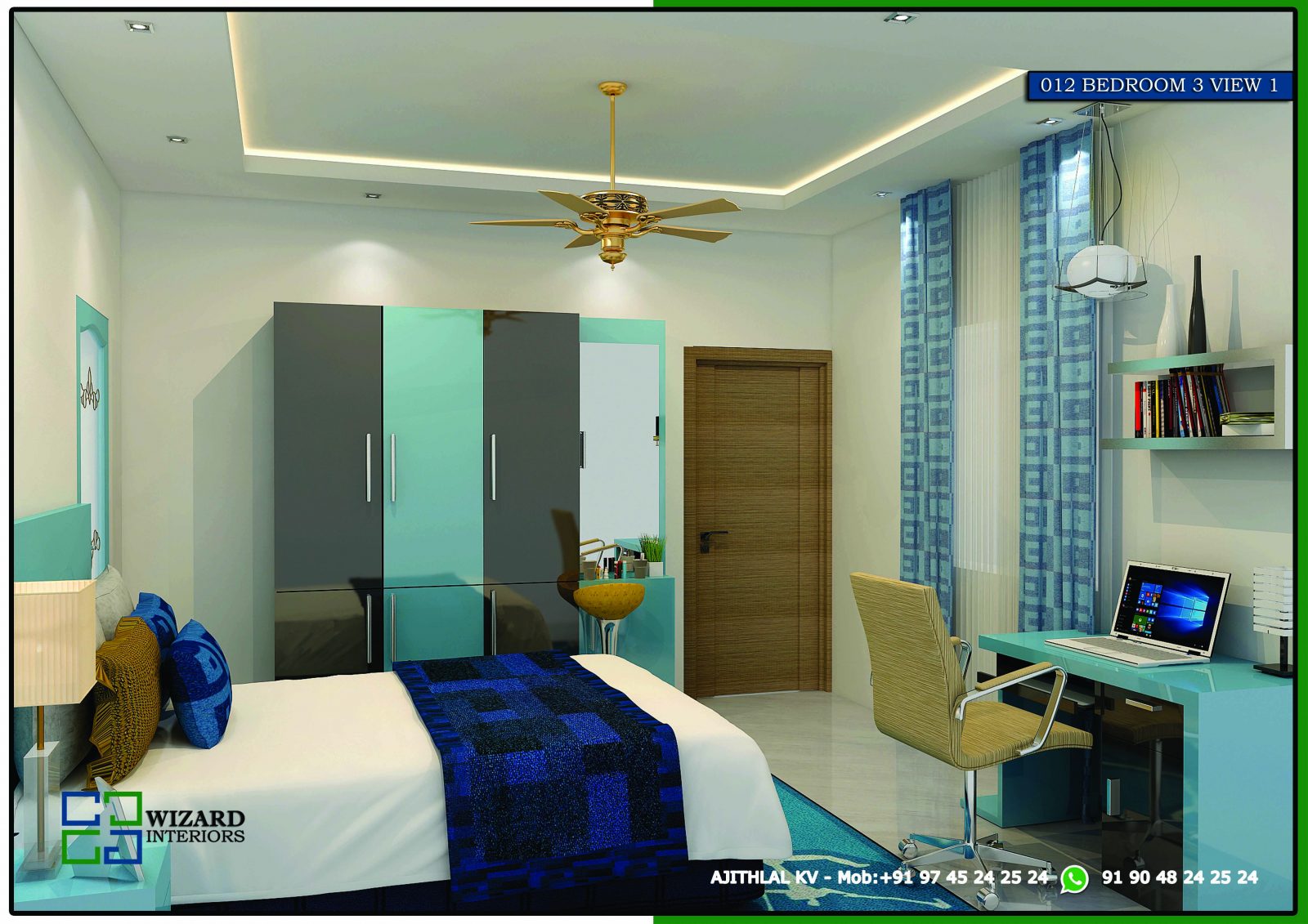 Marvelous Bed Room Home Interior Design