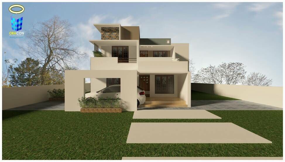 2900 Square Feet Double Floor Modern Home Design