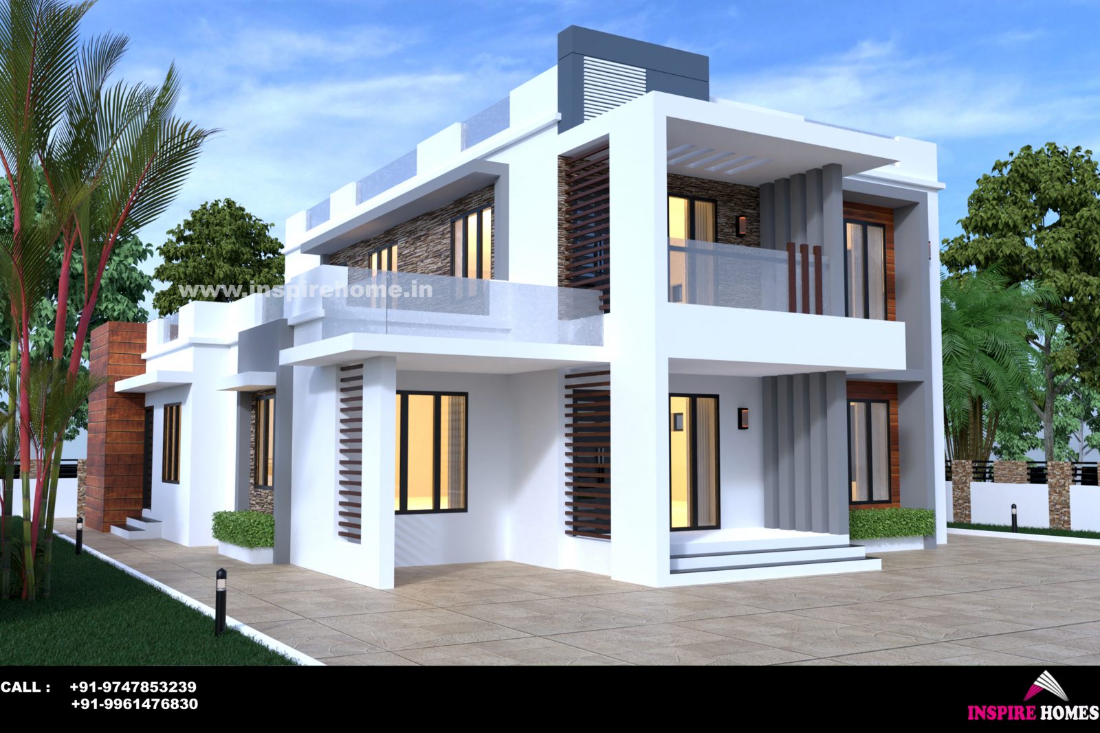 3000 Square Feet Double Floor Modern Home Design