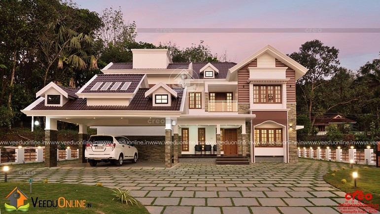 4278 Square Feet Double Floor Contemporary Home Design