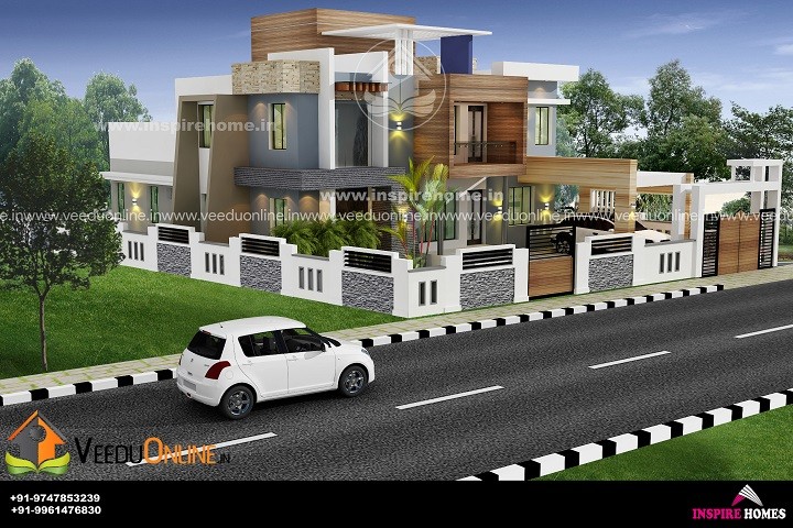 5000 Square Feet Luxury Modern Style Home Design