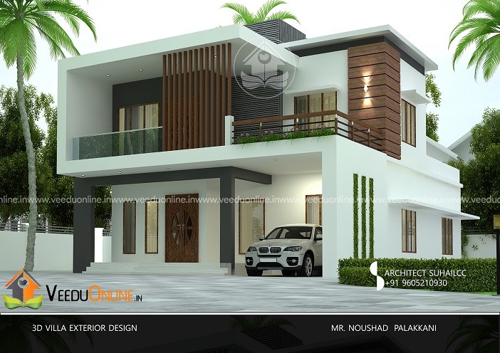 1800 Square Feet Double Floor Contemporary Home Design