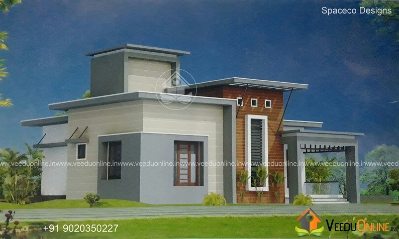 1200 Square Feet Single Floor Contemporary Home Designs