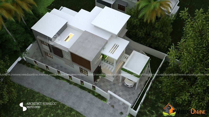 2200 Square Feet 4 BHK Natural Contemporary Home Design